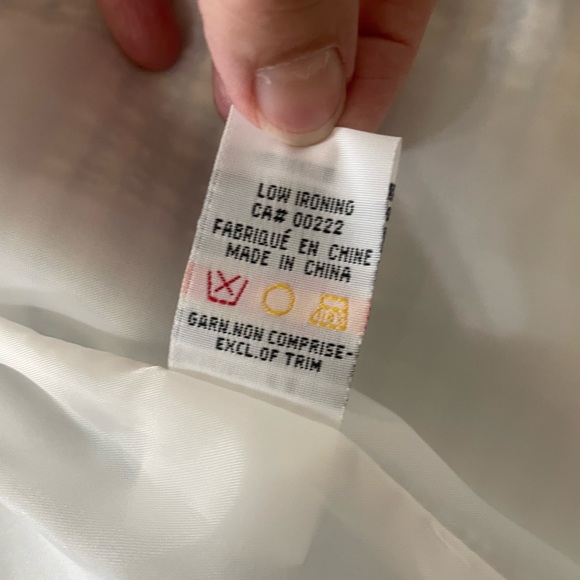 Women’s Jacket, Together, Size: 4, Color: Off-white/various blues, Front-Pockets - Picture 13 of 14